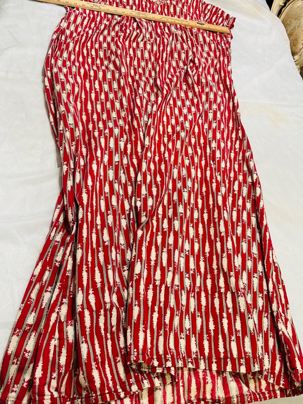 Jessica Red Printed Short-Sleeve Maxi Dress100% cotton - Picture 2 of 7